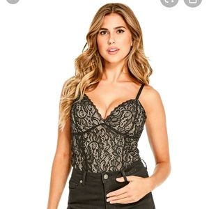 G by Guess JULIANNE LACE BODYSUIT